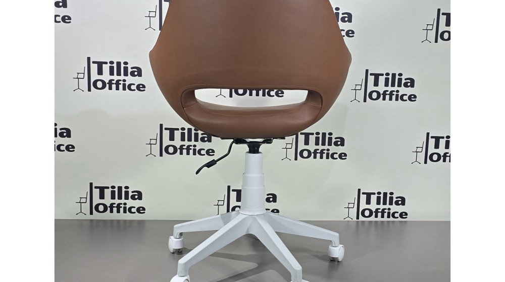 Monaco Çalışma Kesim Çocuk Koltuğu Beyaz Ayak Kahve